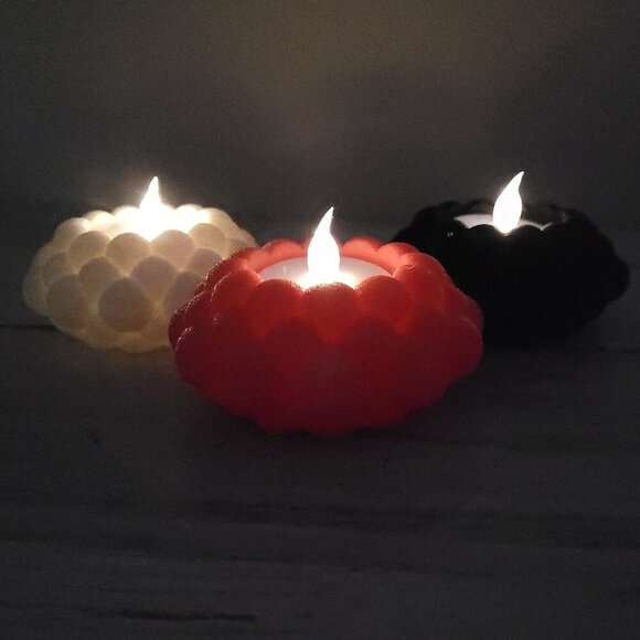 3 Minimalist Tealight Holder Modern Candle Holder cozy ambiance - Picture 7 of 7